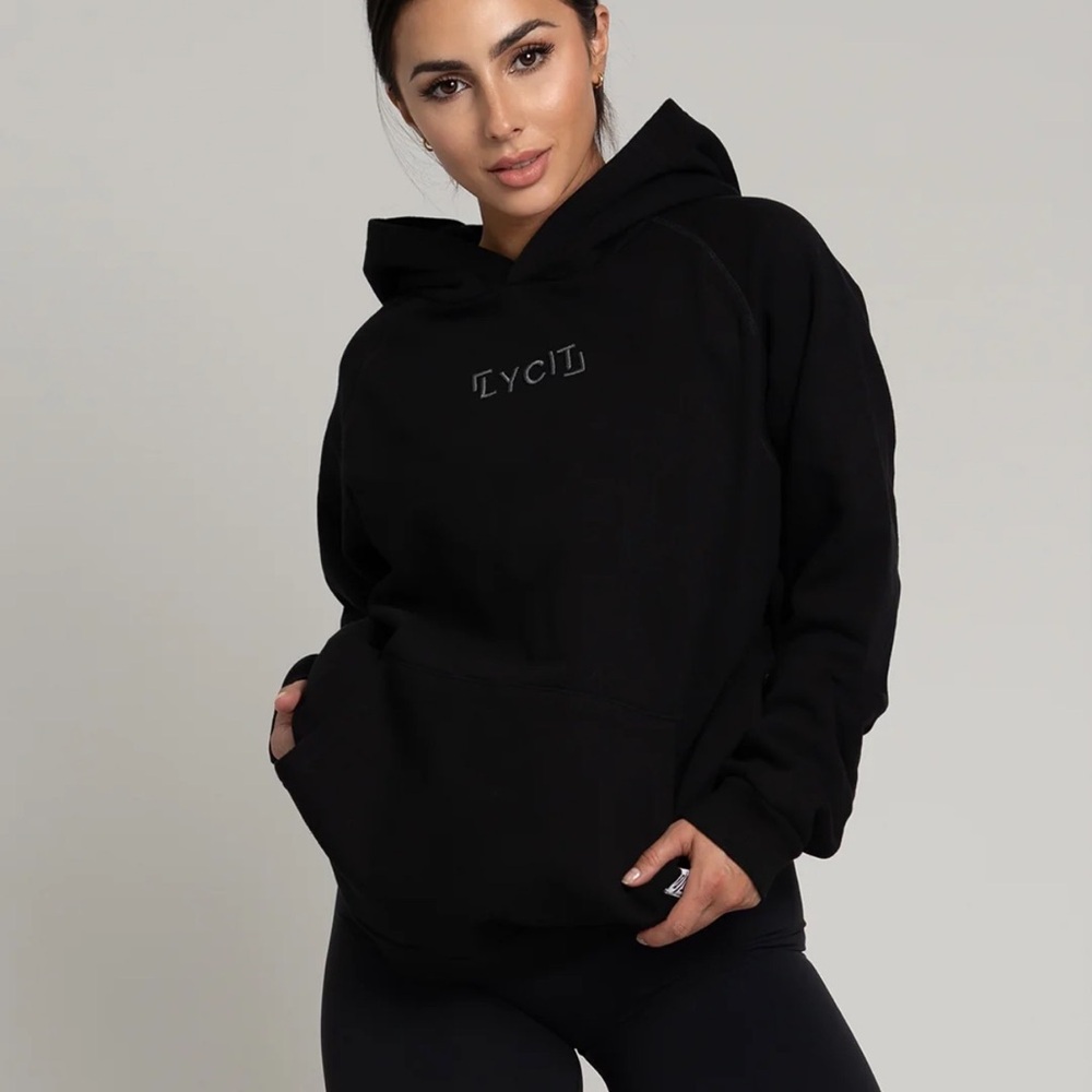 Women's Black Hoodie Sweater